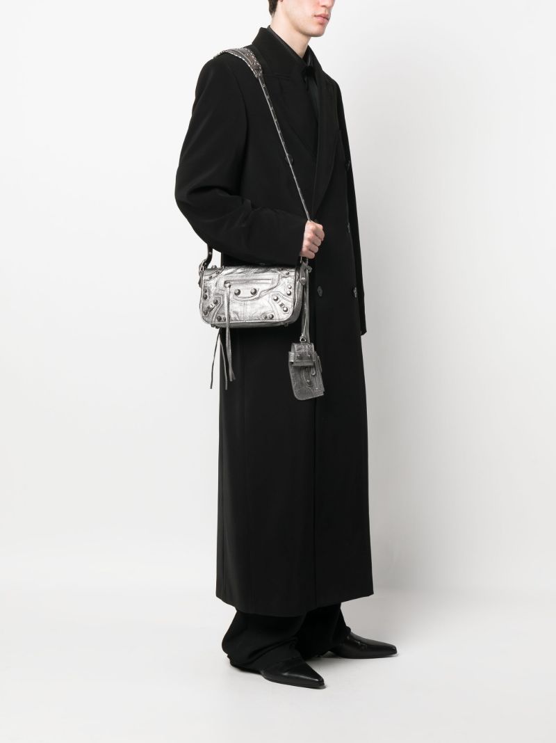 Silver Le Cagole Shoulder Bag