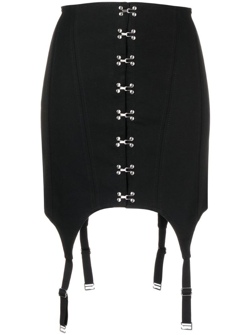 Black Corset Garter Skirt