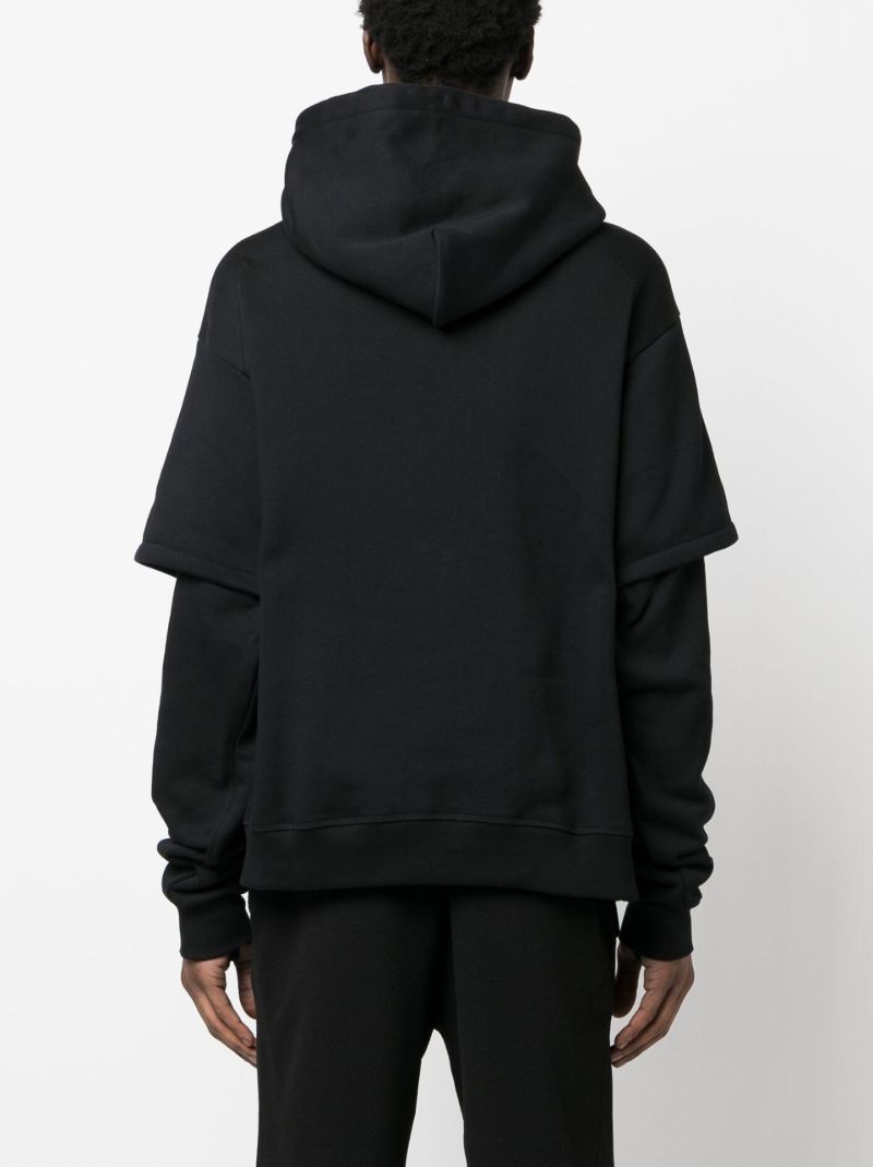 Black S34-pr Layered Hoodie