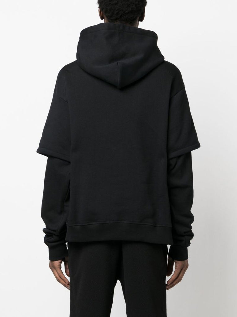 Black S34-pr Layered Hoodie