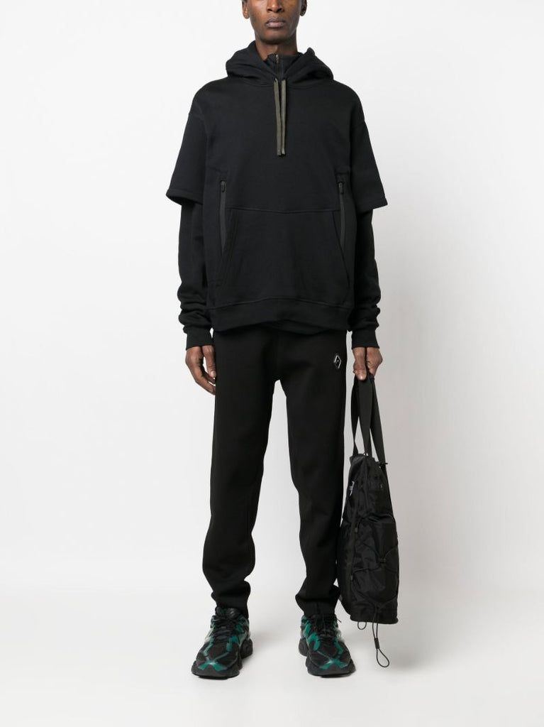 Black S34-pr Layered Hoodie