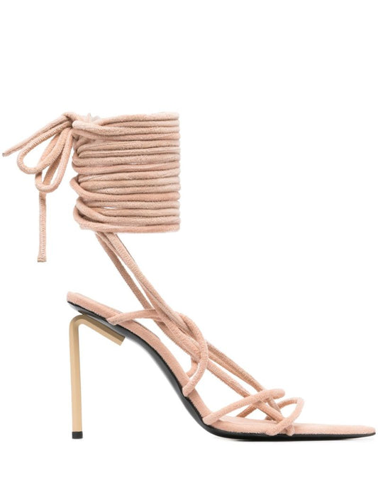 Neutral Ankle Wrap Sandals