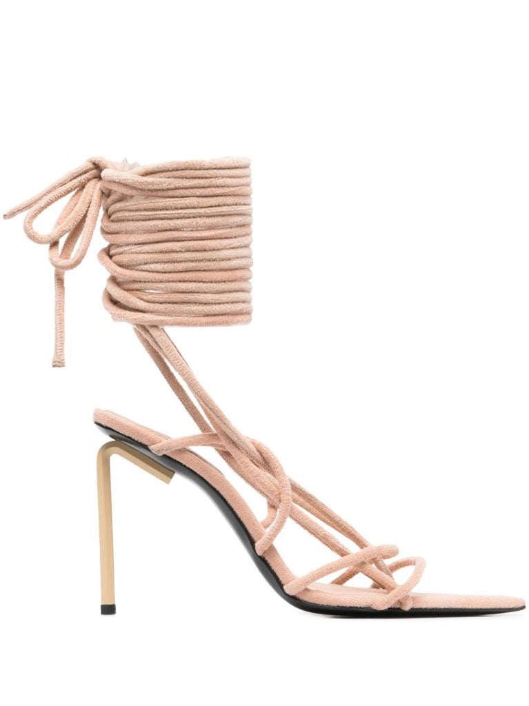 Neutral Ankle Wrap Sandals