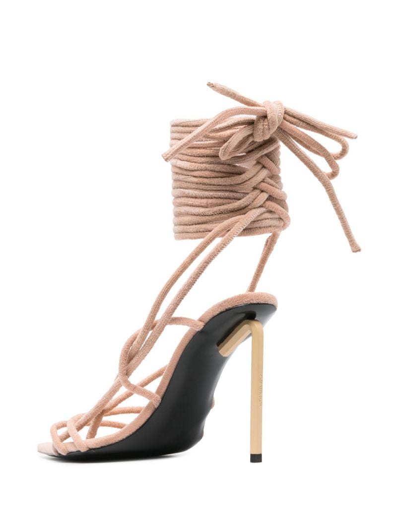 Neutral Ankle Wrap Sandals