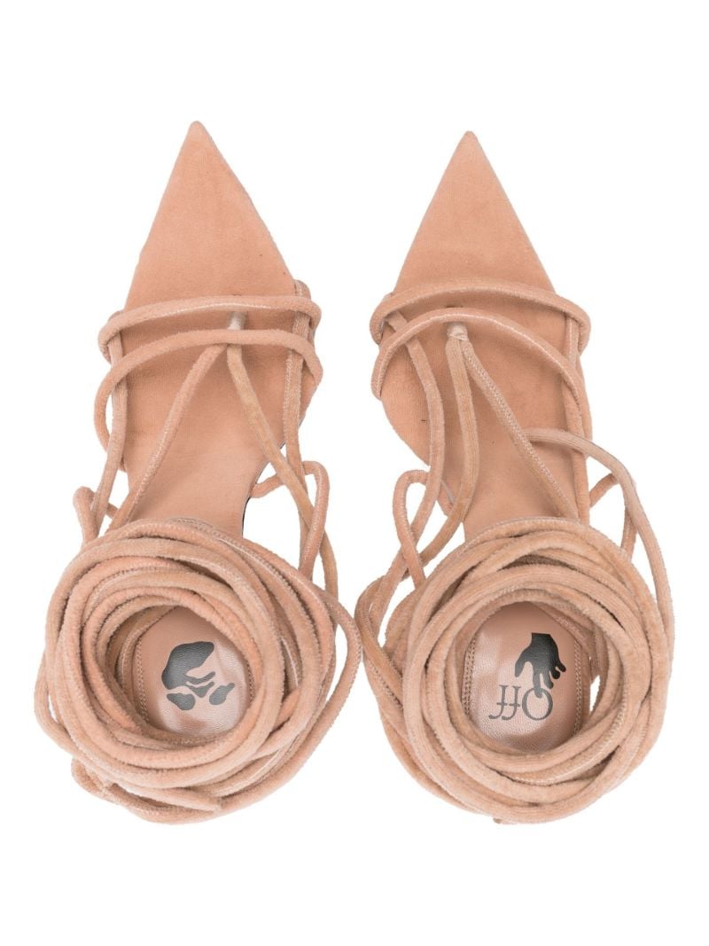 Neutral Ankle Wrap Sandals