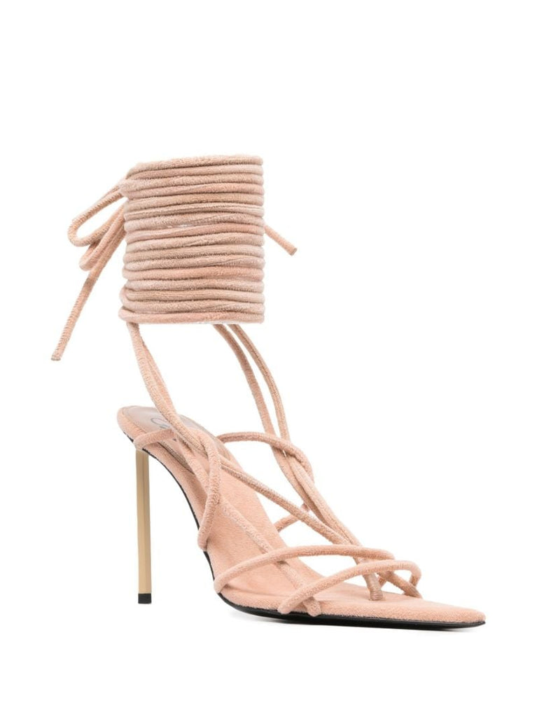 Neutral Ankle Wrap Sandals