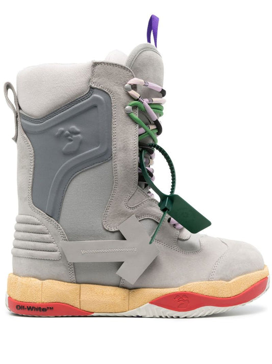 Grey Arrows Logo Snow Boots