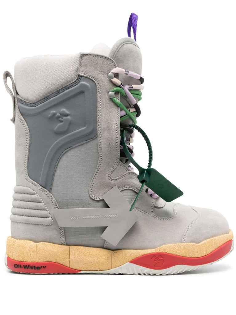 Grey Arrows Logo Snow Boots