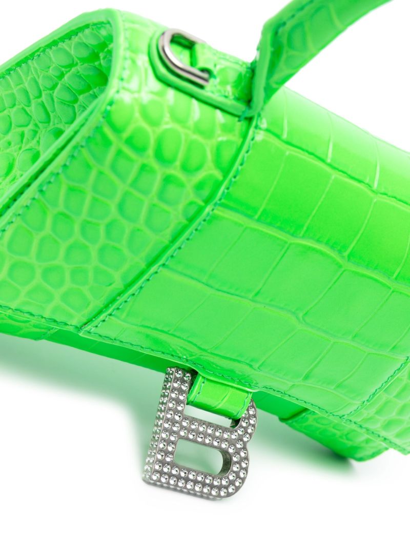 Green Hourglass Xs Cross Body Bag
