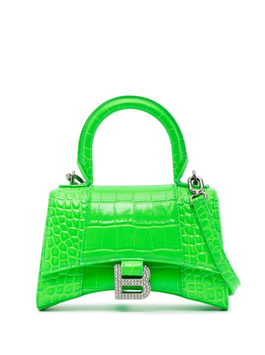 Green Hourglass Xs Cross Body Bag