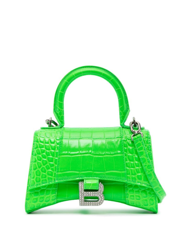 Green Hourglass Xs Cross Body Bag