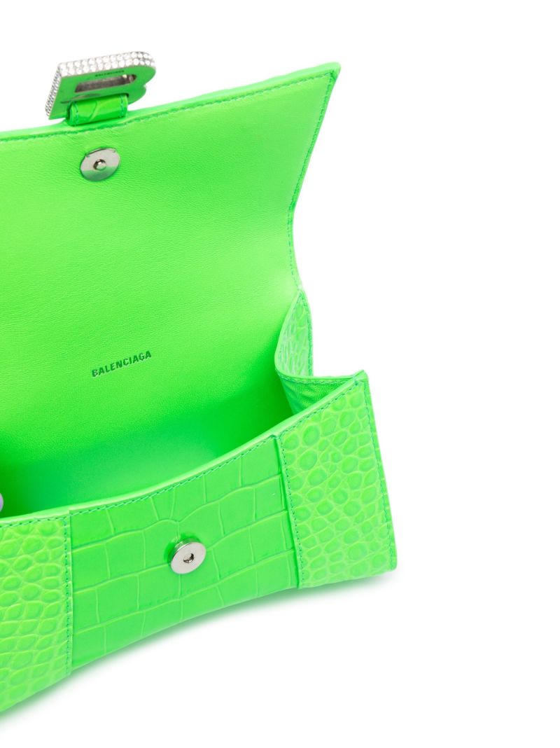 Green Hourglass Xs Cross Body Bag