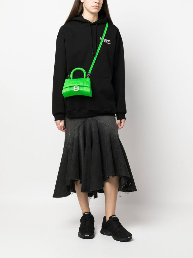 Green Hourglass Xs Cross Body Bag