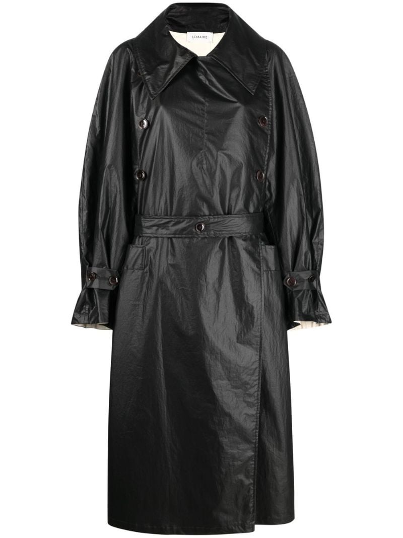 Black Reversible Trench Coat