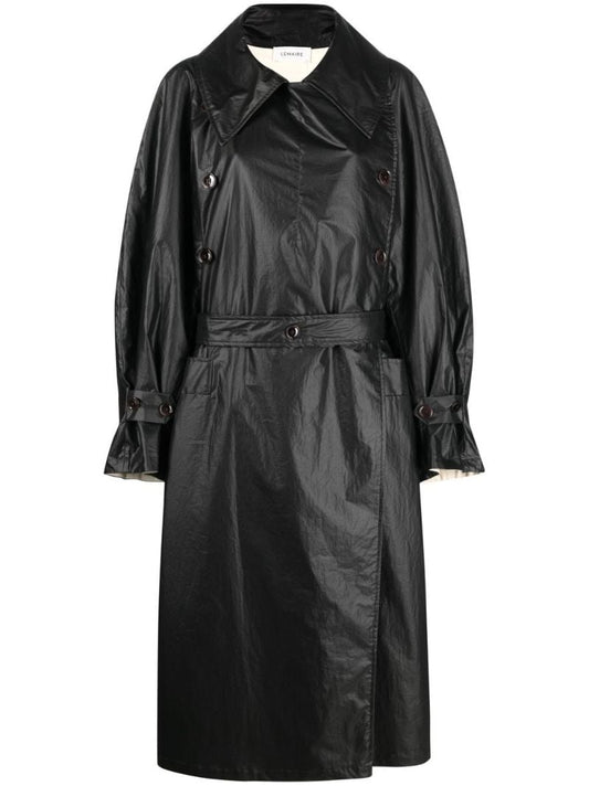 Black Reversible Trench Coat
