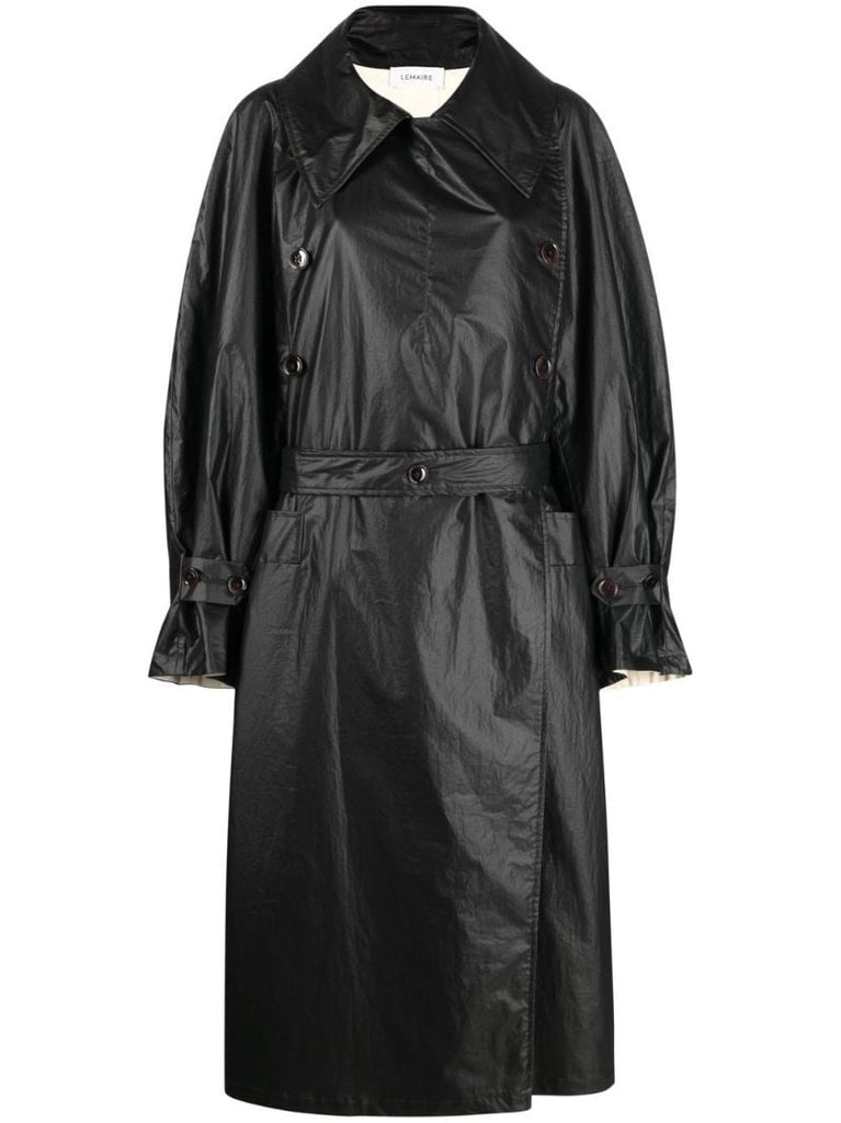 Black Reversible Trench Coat