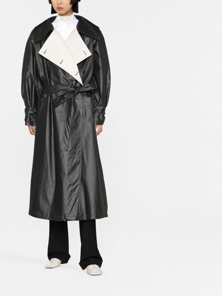Black Reversible Trench Coat