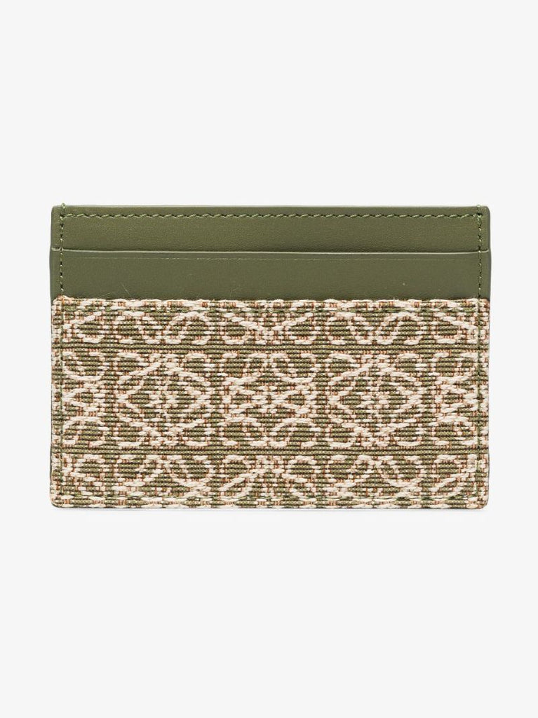 Green Anagram Leather Card Holder