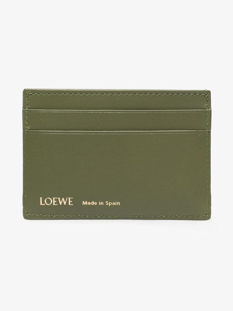 Green Anagram Leather Card Holder