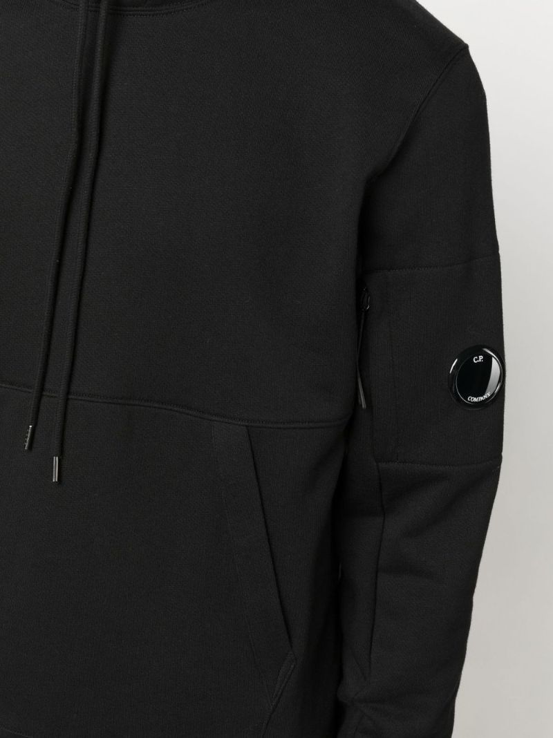 Black Lens Cotton Hoodie