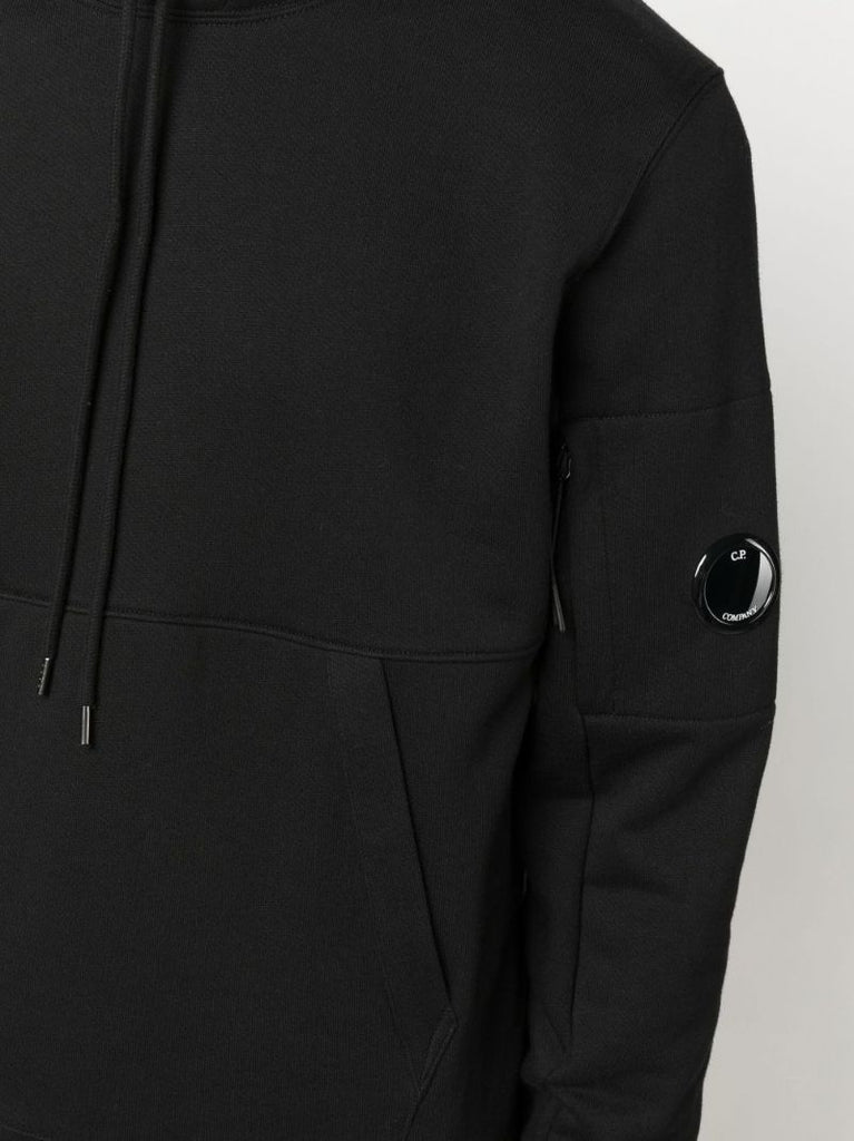 Black Lens Cotton Hoodie