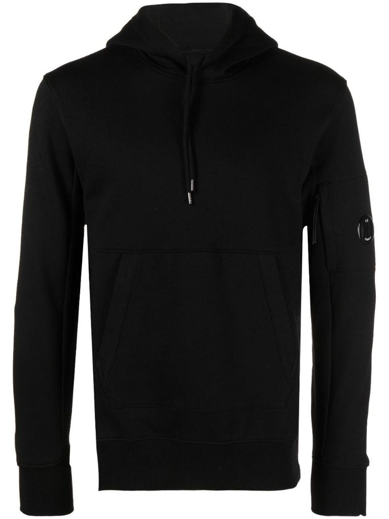 Black Lens Cotton Hoodie