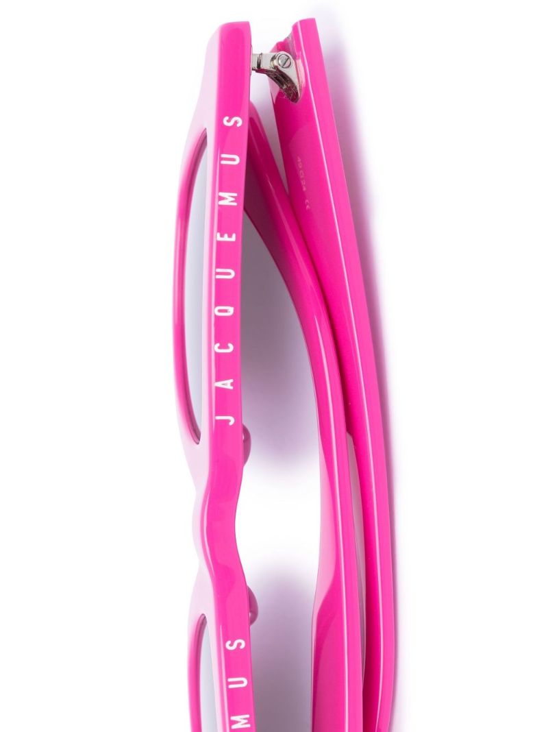Pink Les Lunettes Nocio Square Sunglasses