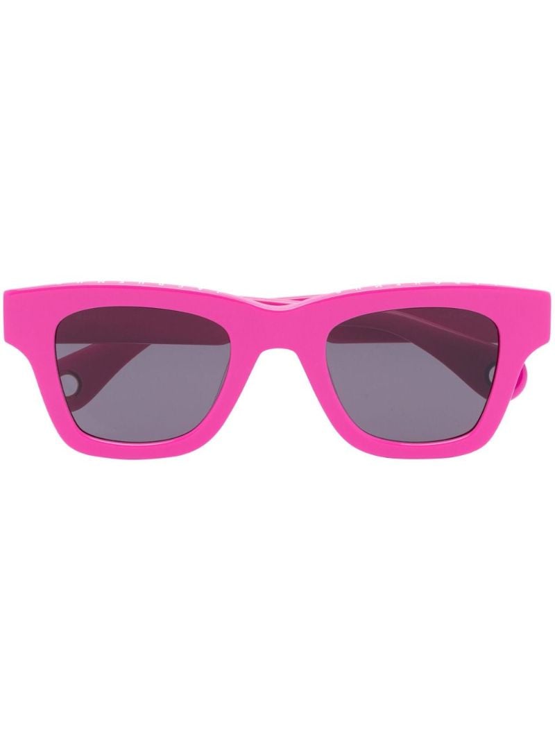 Pink Les Lunettes Nocio Square Sunglasses