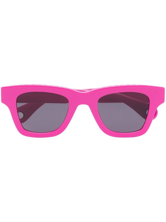 Pink Les Lunettes Nocio Square Sunglasses
