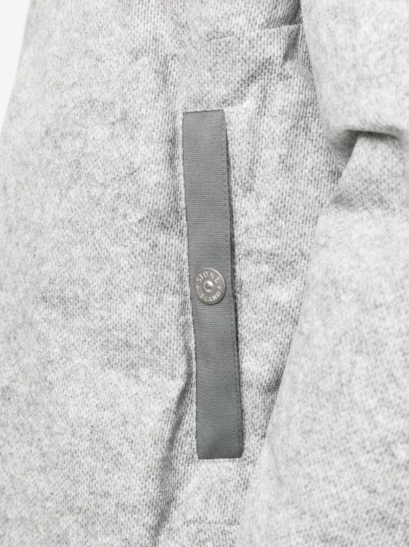 Grey Zipped Puffer Jacket