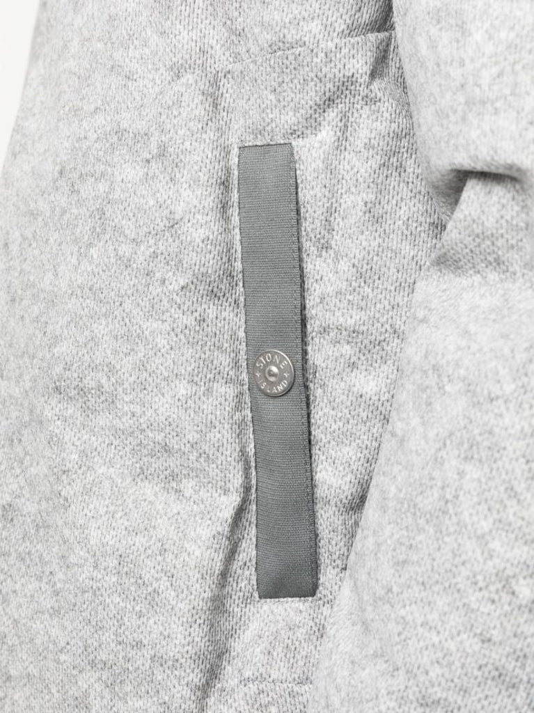 Grey Zipped Puffer Jacket