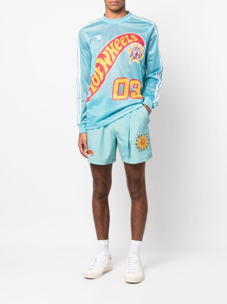 X Sean Wotherspoon X Hot Wheels Blue Printed T-shirt