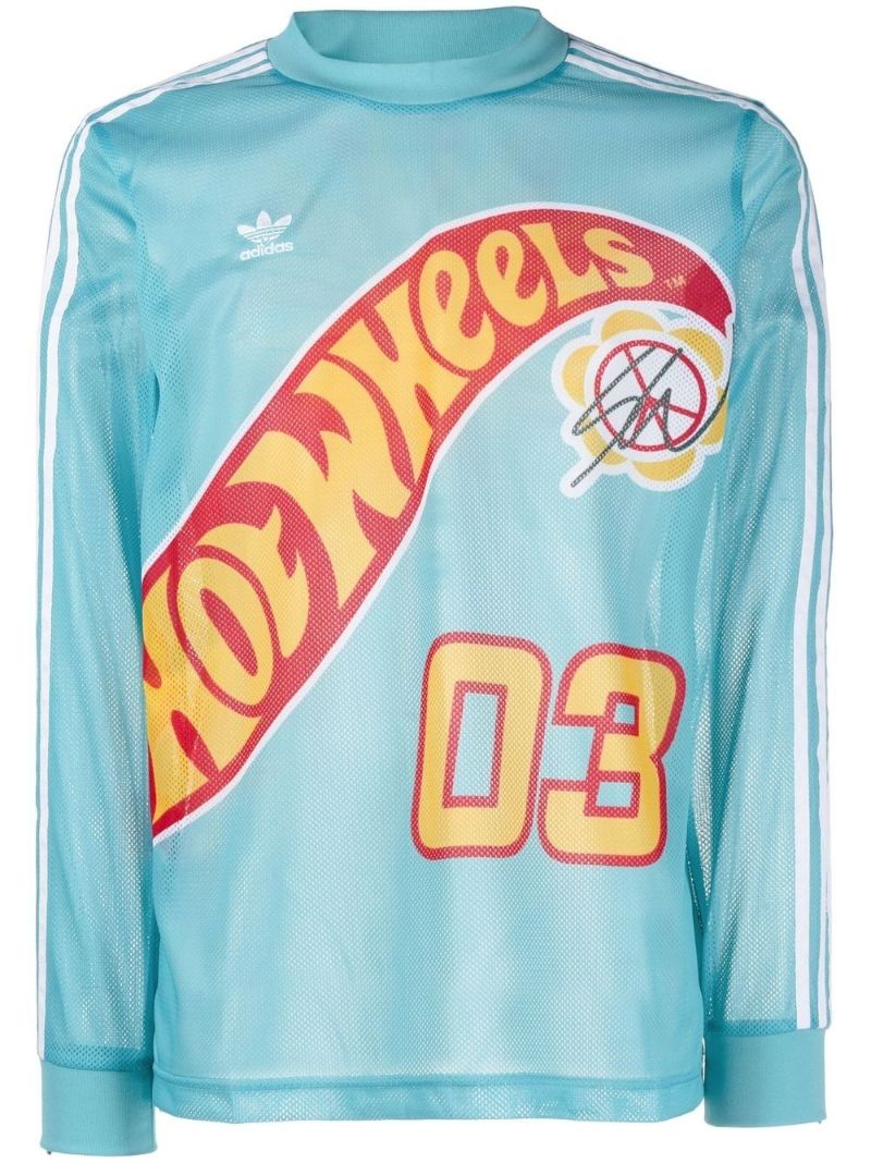 X Sean Wotherspoon X Hot Wheels Blue Printed T-shirt