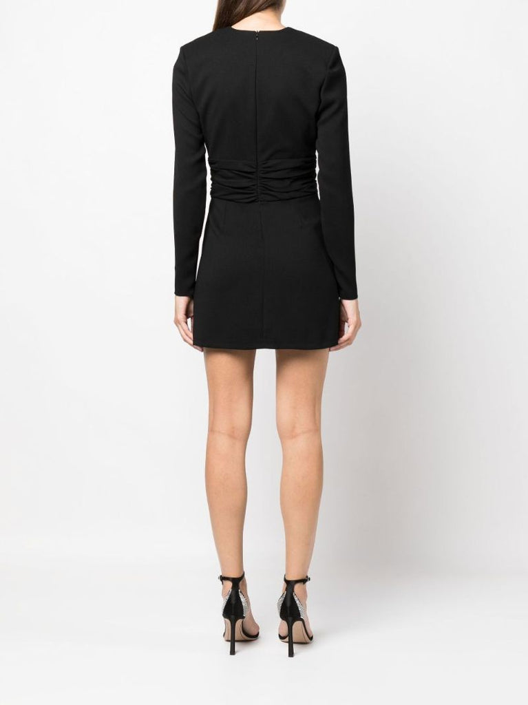 Black Kate V-neck Mini Dress