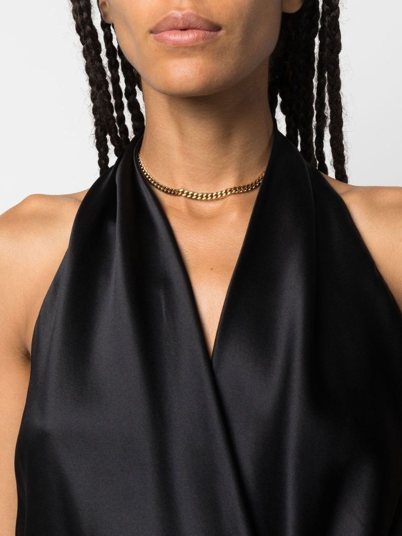 Gold-tone Medium Curb Chain Necklace