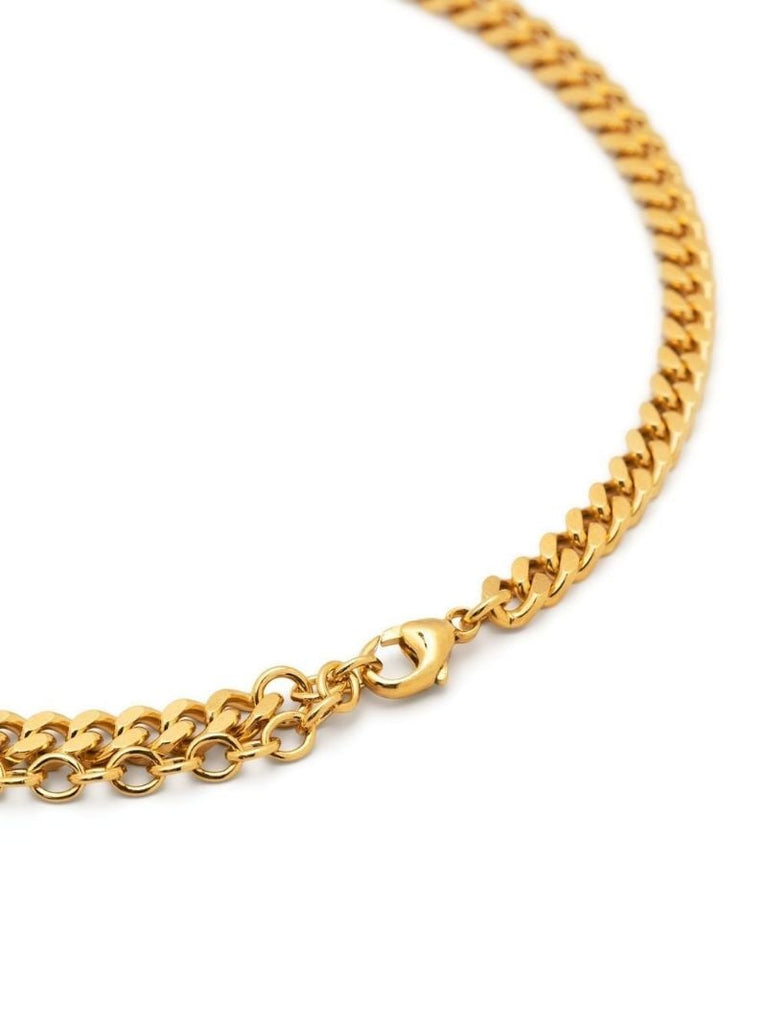 Gold-tone Medium Curb Chain Necklace