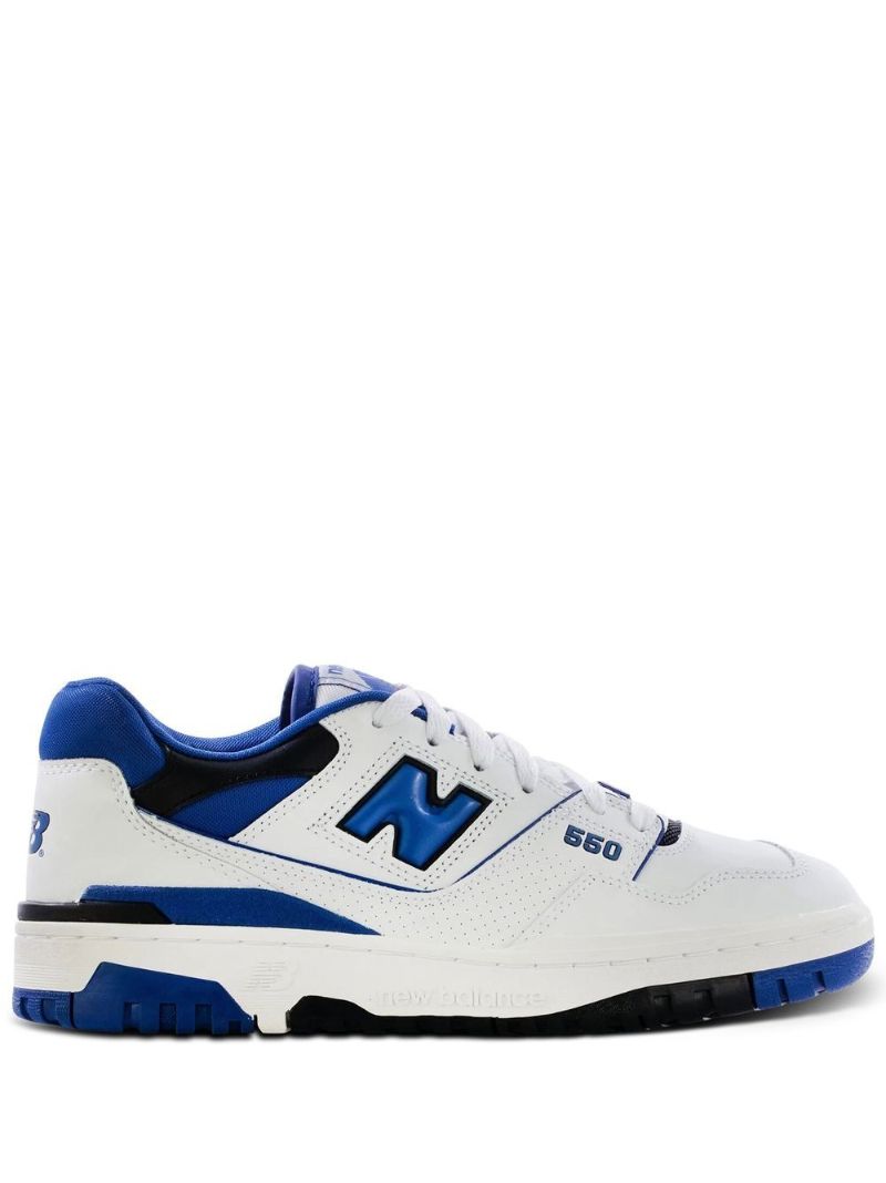 White Bb550 Low-top Sneakers