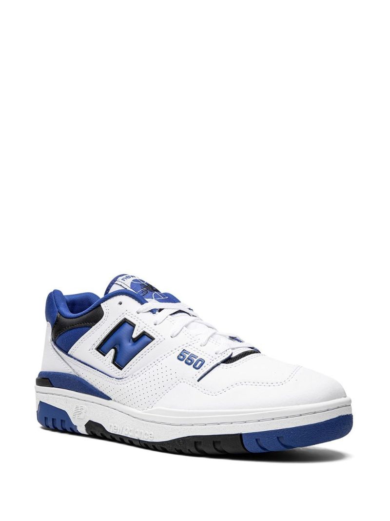 White Bb550 Low-top Sneakers