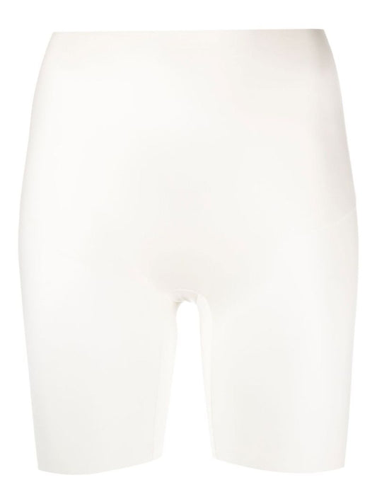 White Stretch Shapewear Shorts