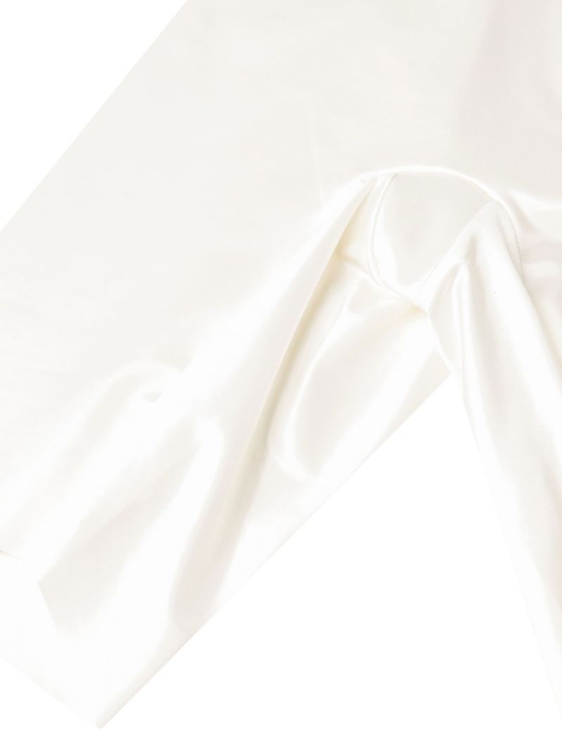 White Stretch Shapewear Shorts
