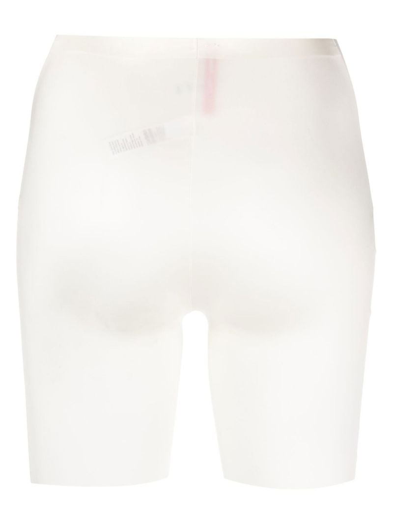 White Stretch Shapewear Shorts