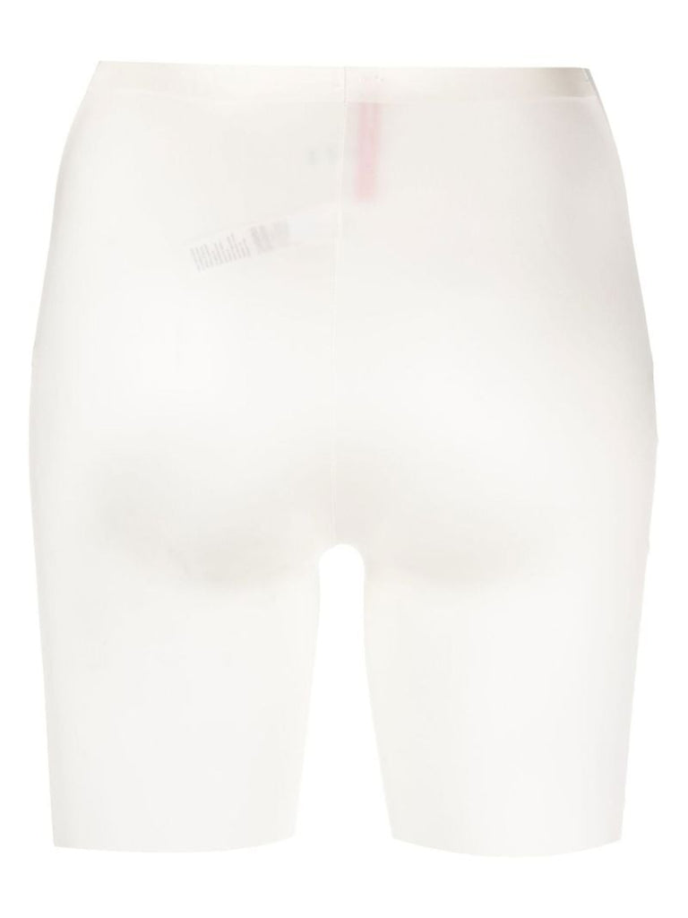 White Stretch Shapewear Shorts