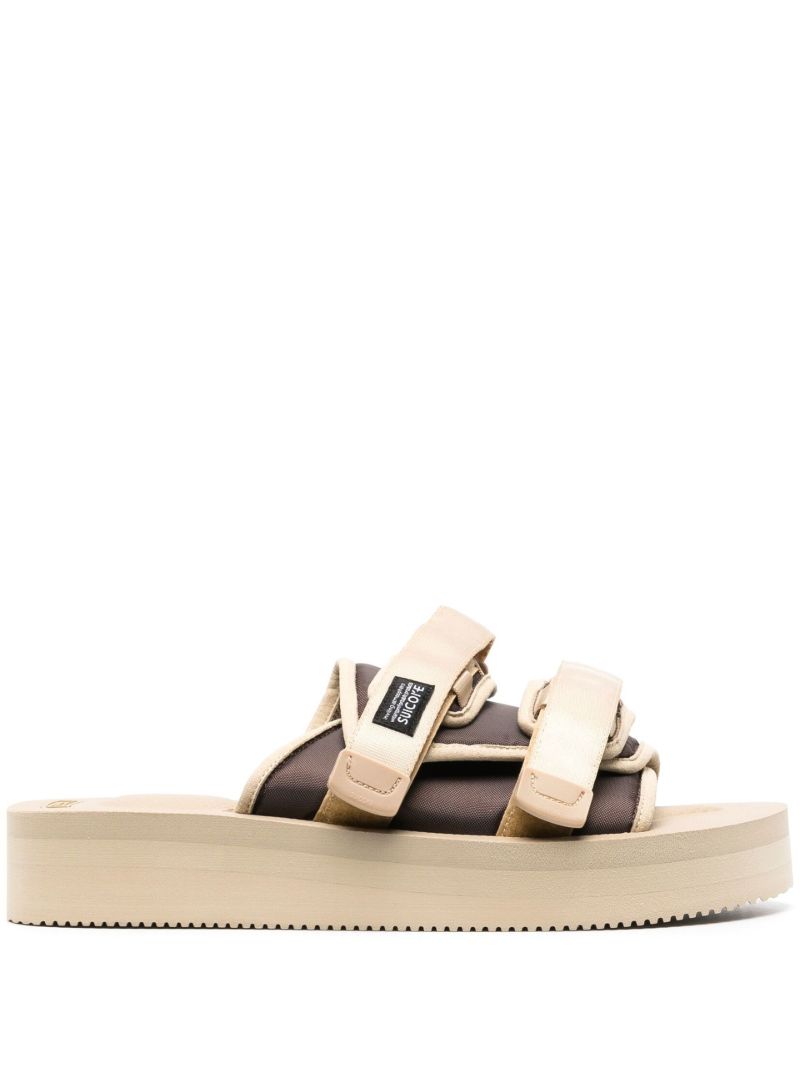 Neutral Moto-vpo Double-strap Sandals