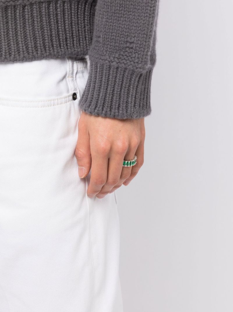 Sterling Silver Crystal Ring