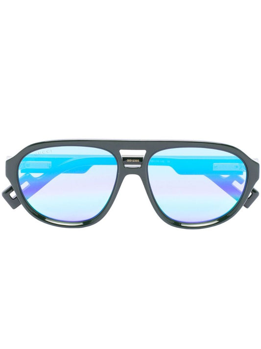 Grey Pilot-style Sunglasses