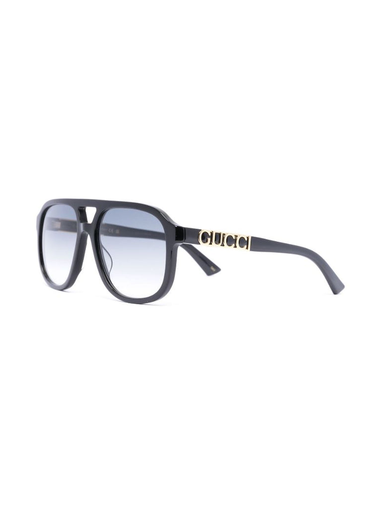 Grey Pilot-style Sunglasses