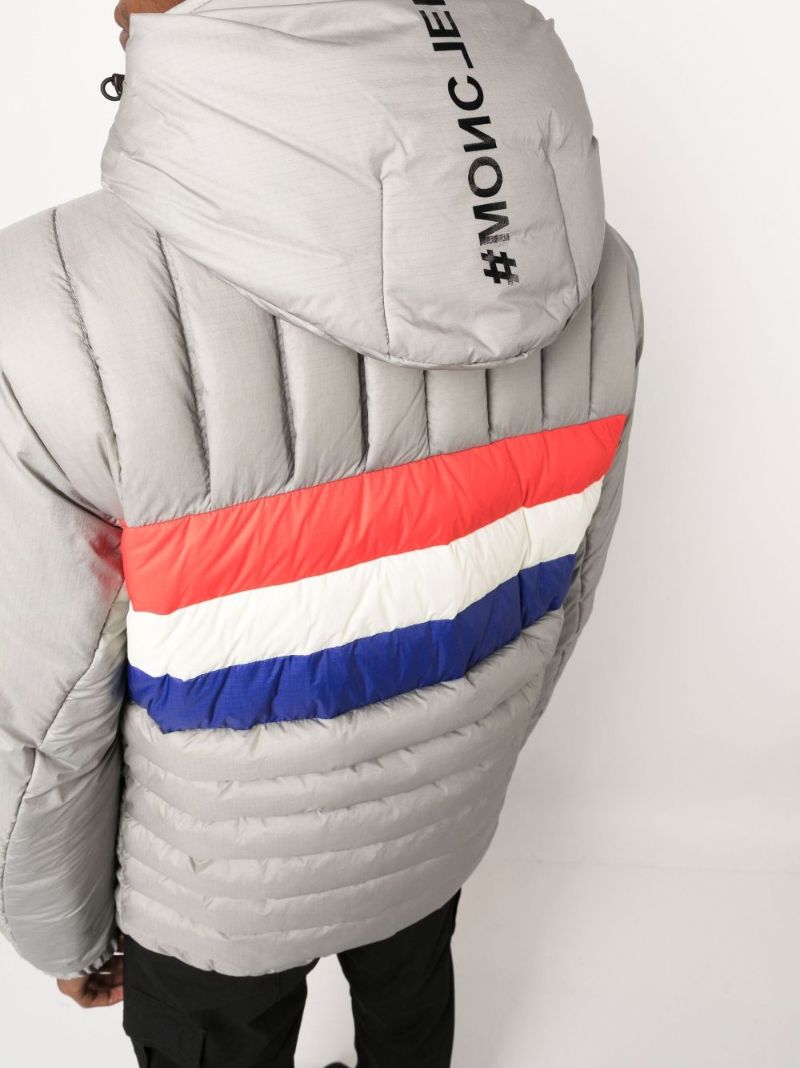 Silver Monthey Short Padded Jacket