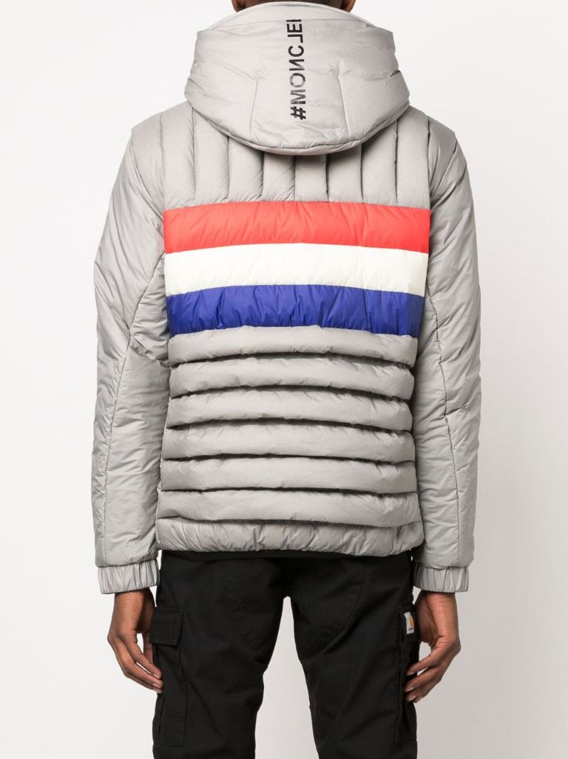 Silver Monthey Short Padded Jacket