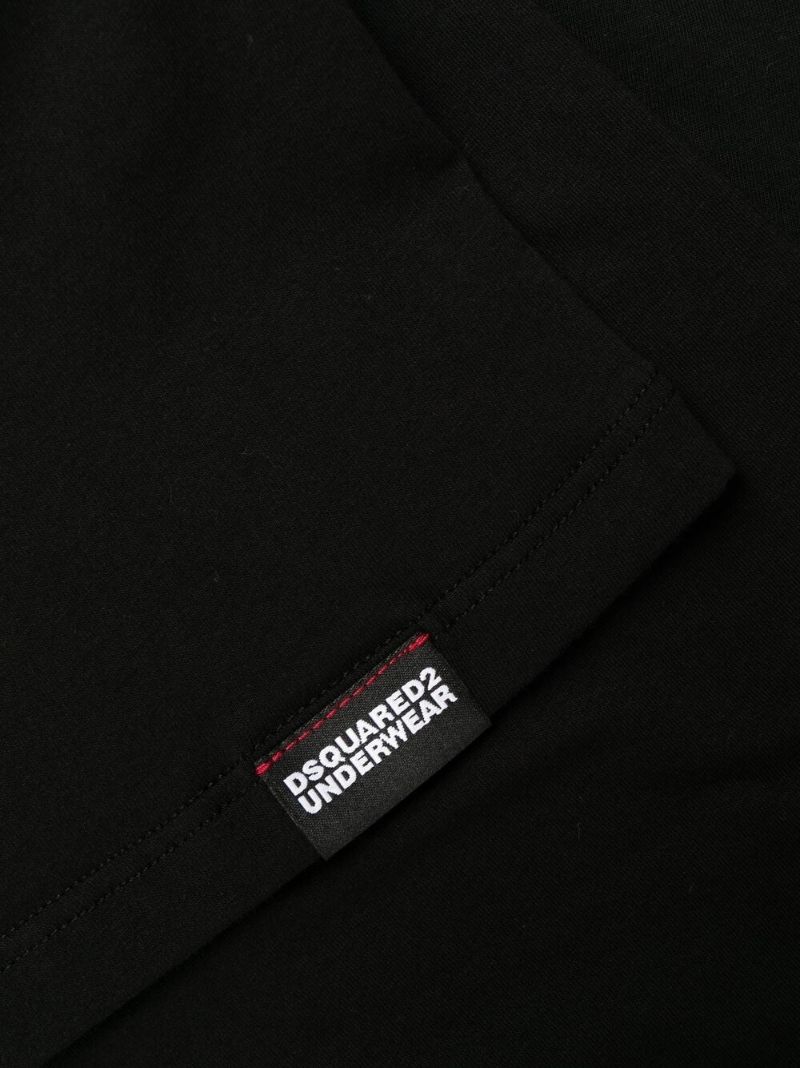 Black Crew Neck Cotton T-shirt