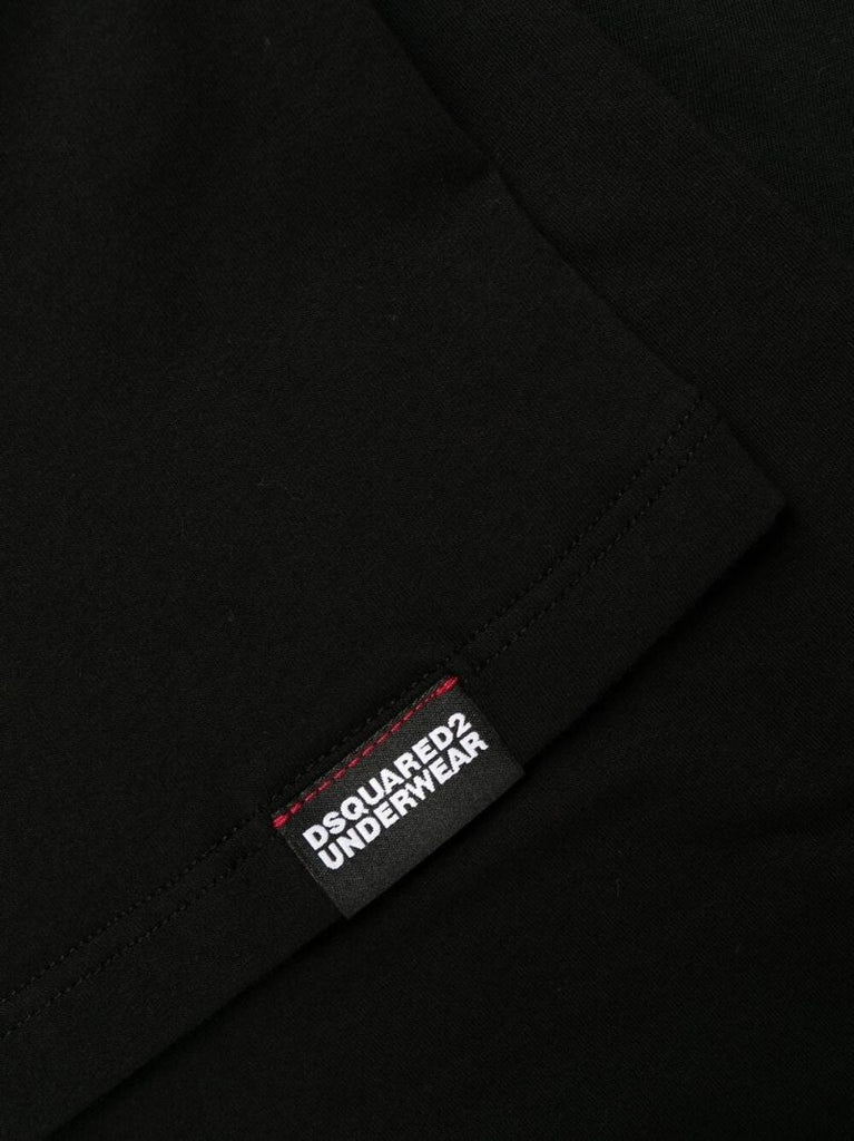Black Crew Neck Cotton T-shirt